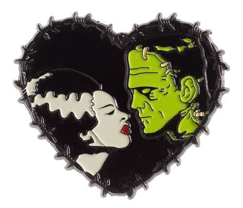 front of pin on display