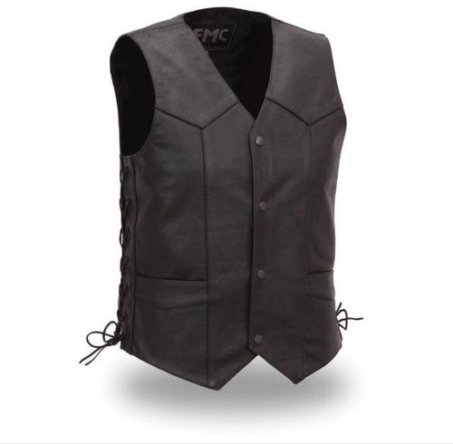 front of vest on display
