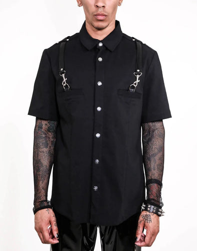 model showing front of shirt