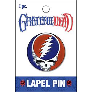 round grateful dead pin