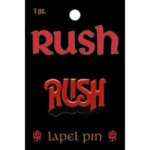 rush logo pin