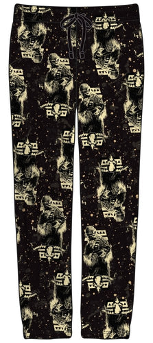 Chewbacca repeat print pajama pants with drawstring