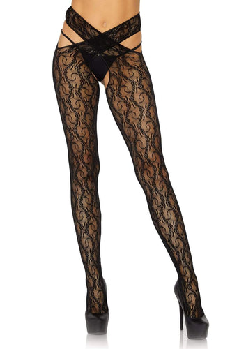 model showing front of pantyhose