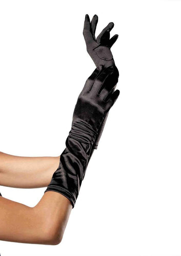model showing gloves