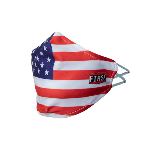 front of mask