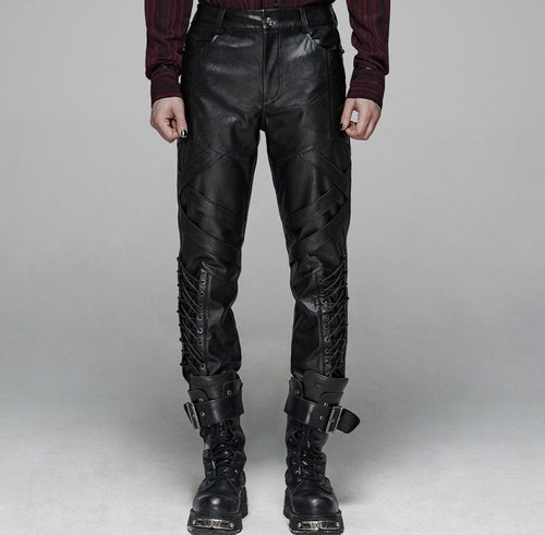 model showing front of pants