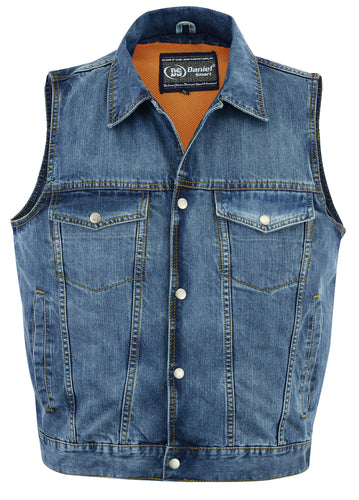 front of vest on display