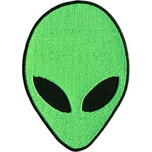 alien head patch