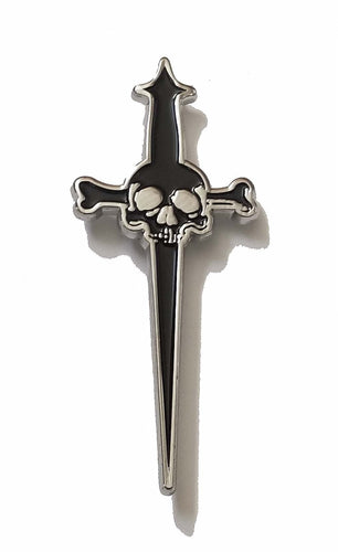 dagger pin on display