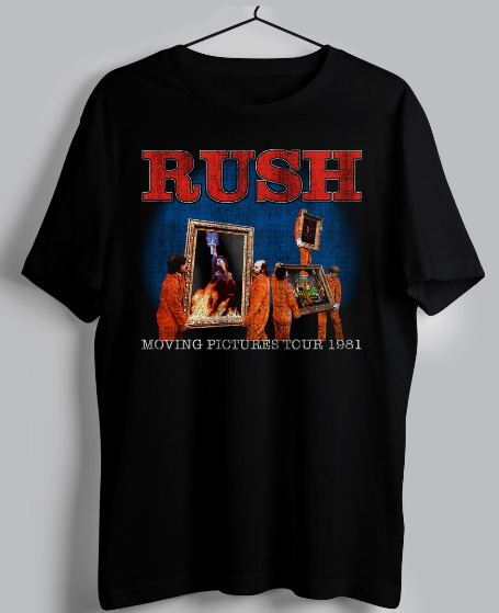 front of shirt on display