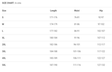 Load image into Gallery viewer, size chart

