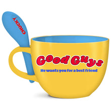 Load image into Gallery viewer, other side of mug on display with spoon
