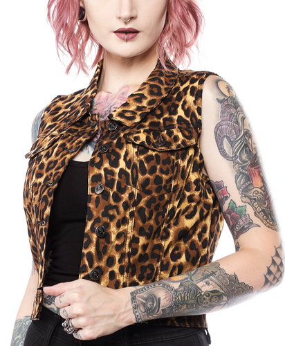 model showing front of vest
