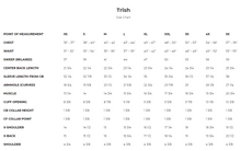 Load image into Gallery viewer, size chart
